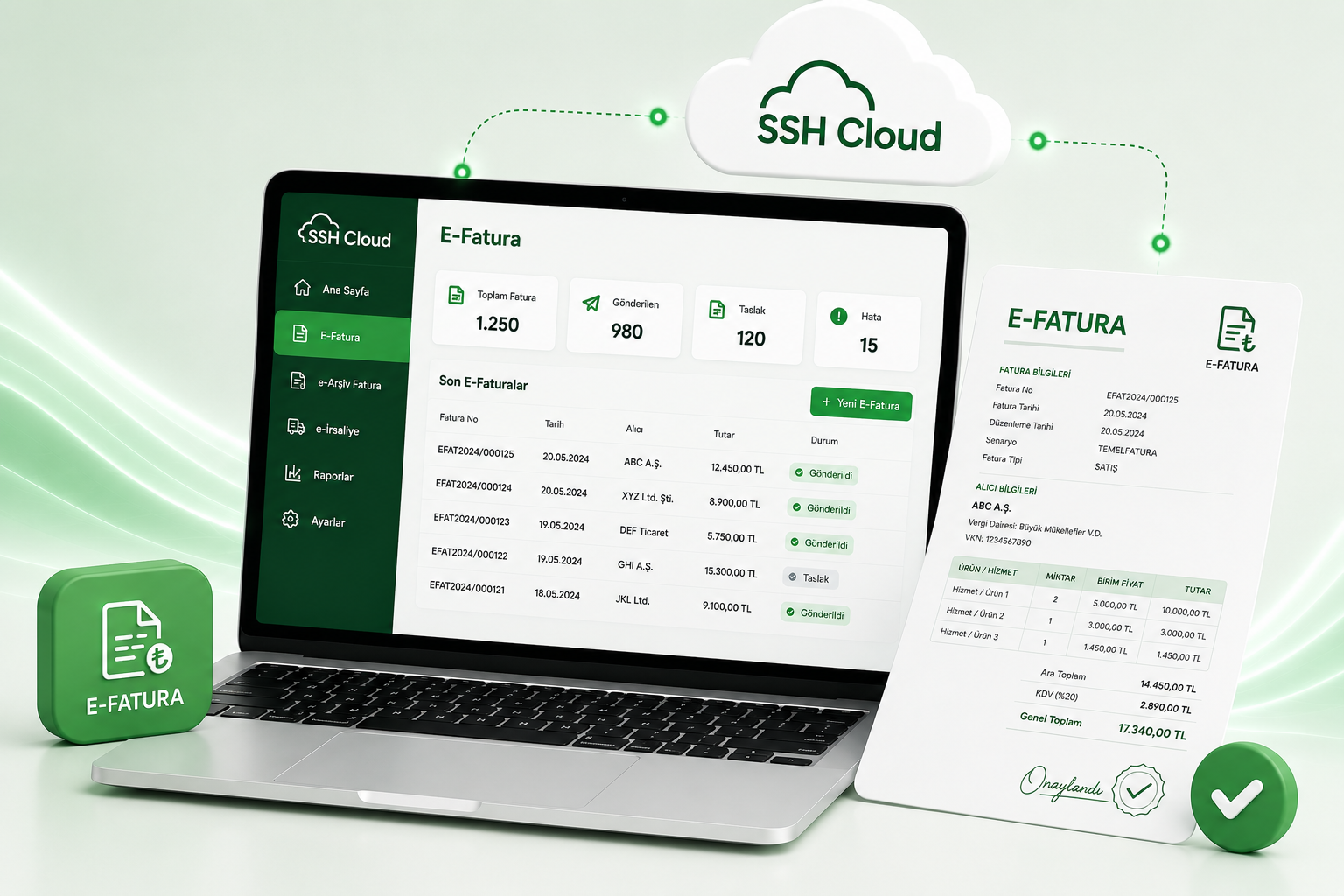 e-Fatura - SSH Cloud