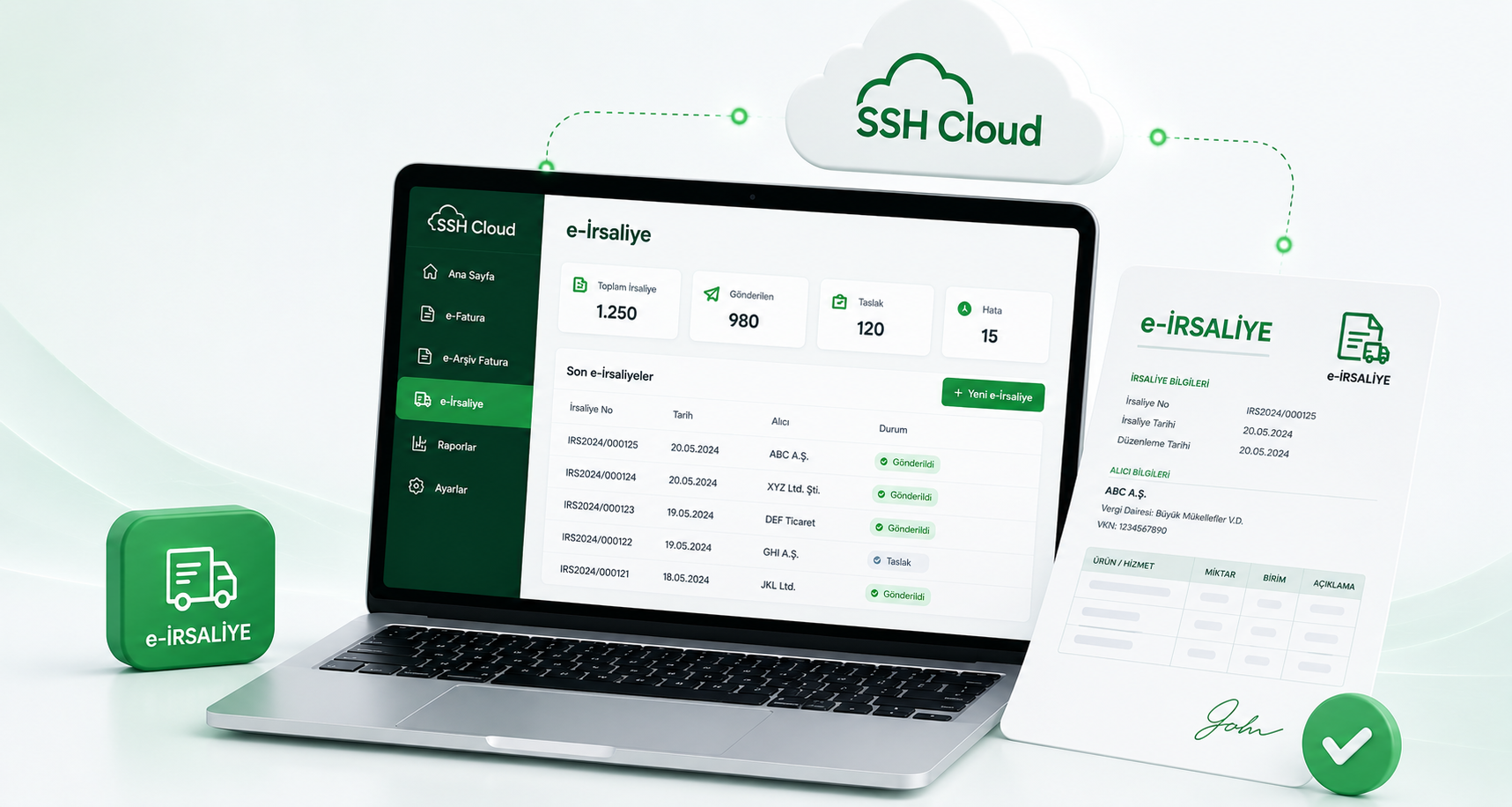 e-İrsaliye - SSH Cloud
